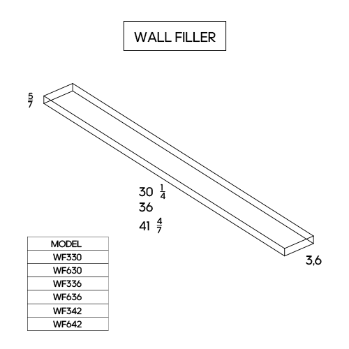 WF technical drawing