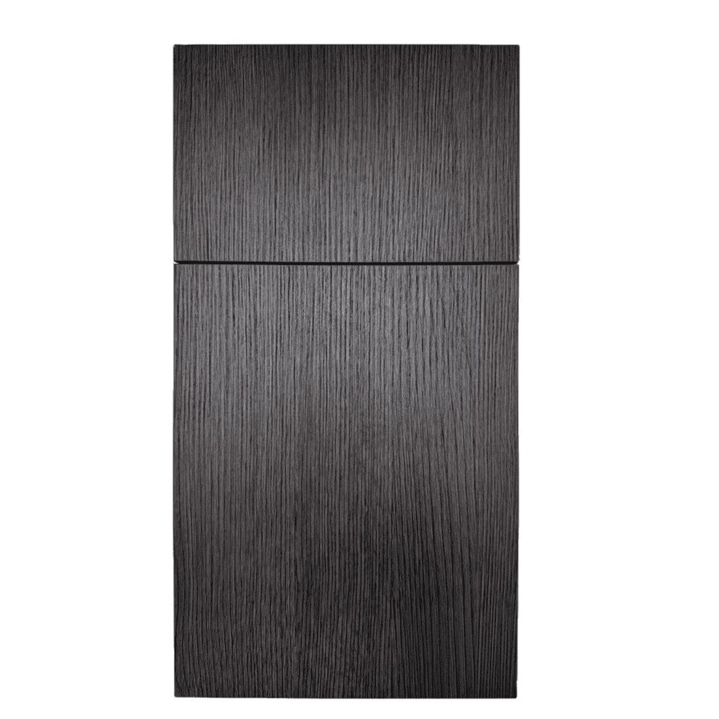 Anthracite Oak door style — angle view, Euro Master Cabinet