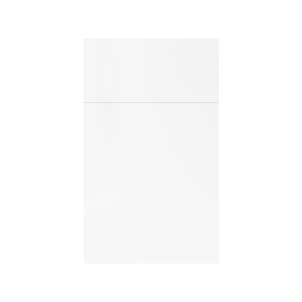 Polar door style — high gloss, slab profile, Euro Master Cabinet