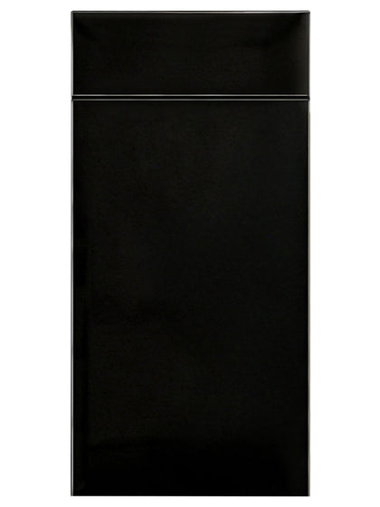 Piano cabinet door finish