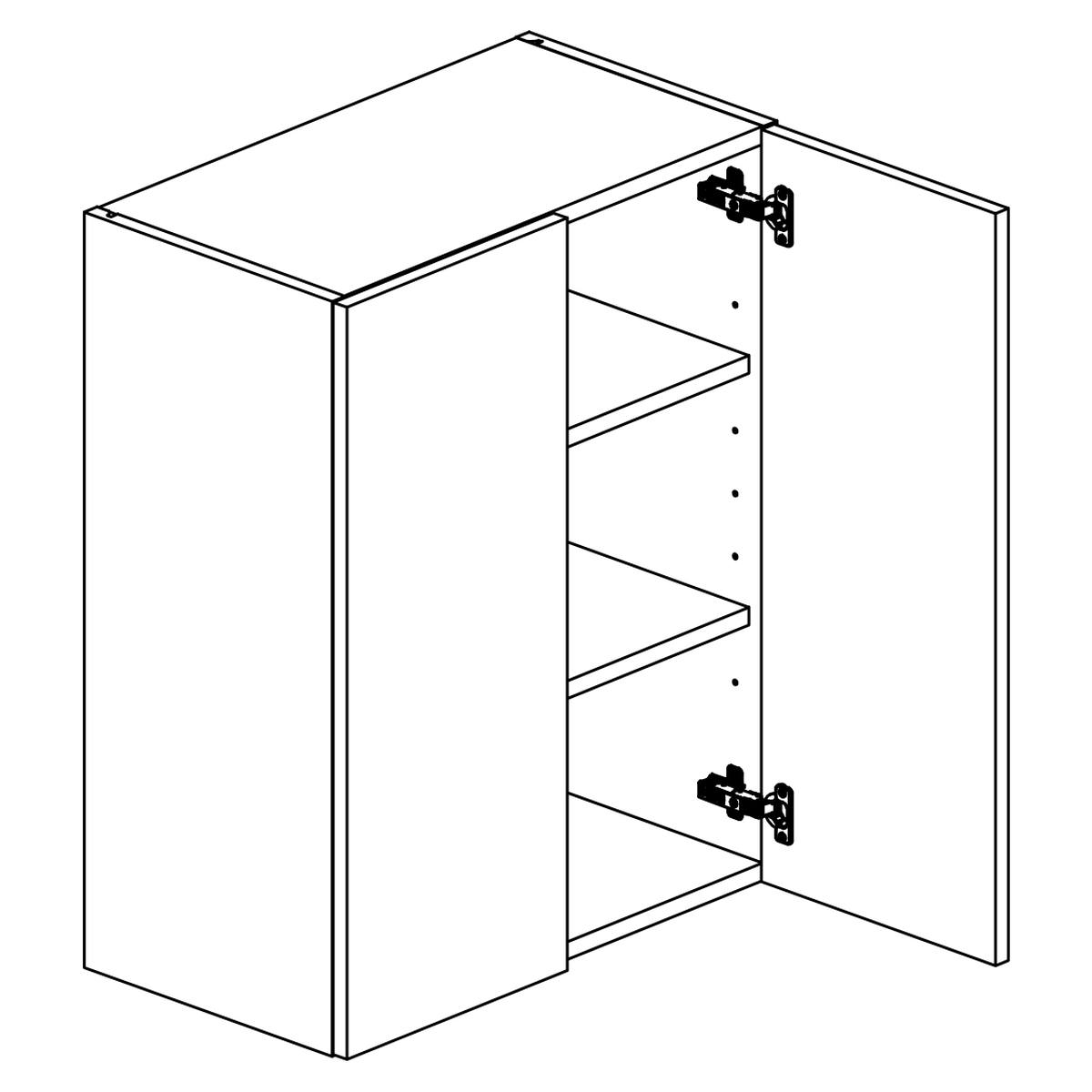 2D technical drawing - W2430