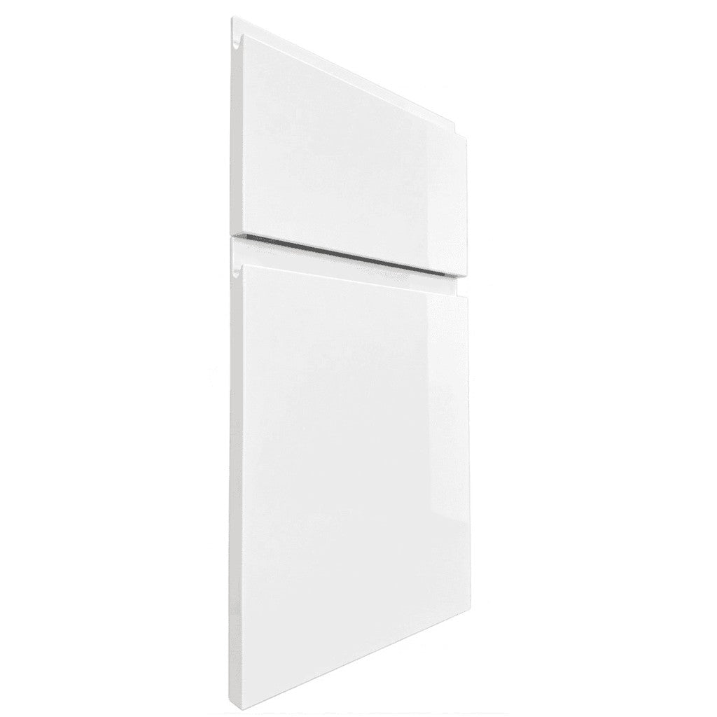 Blanco FP door style — angle view, Euro Master Cabinet