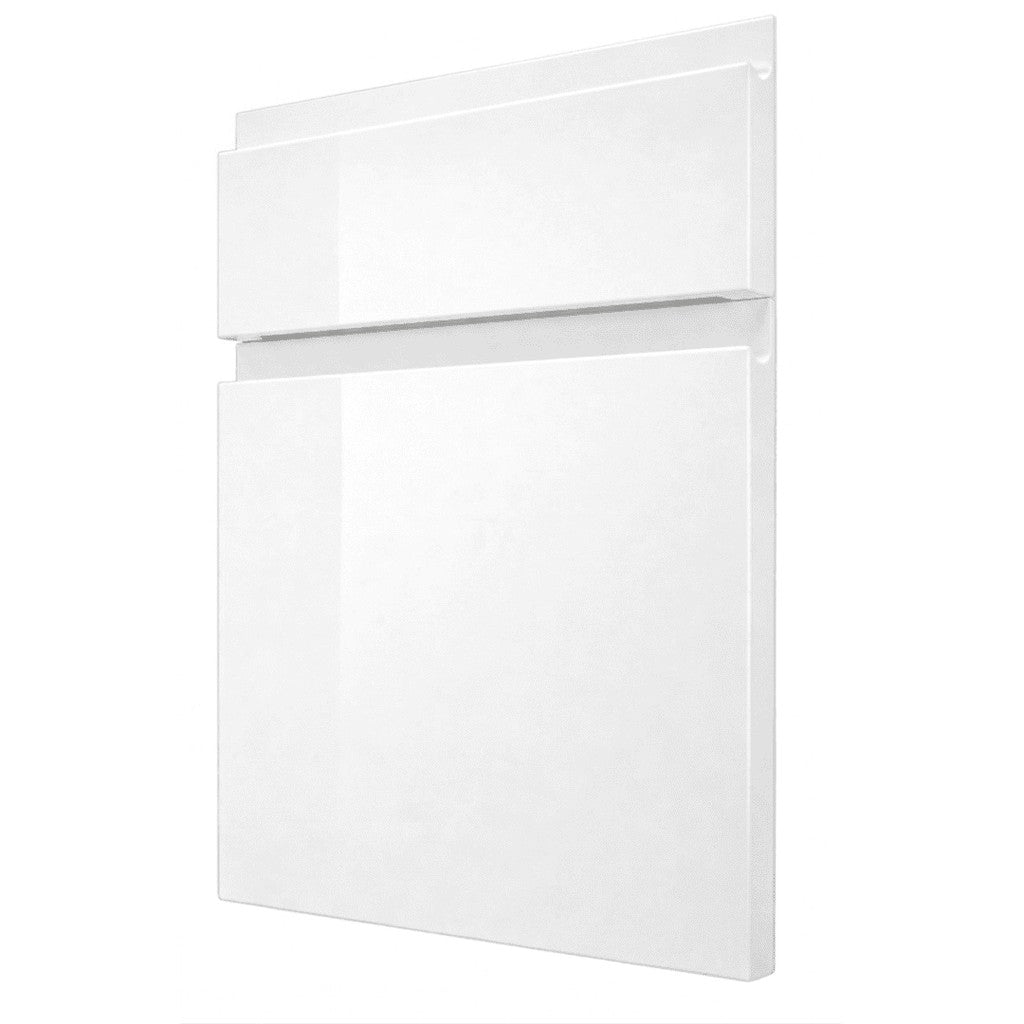 Blanco FP door style — angle view, Euro Master Cabinet