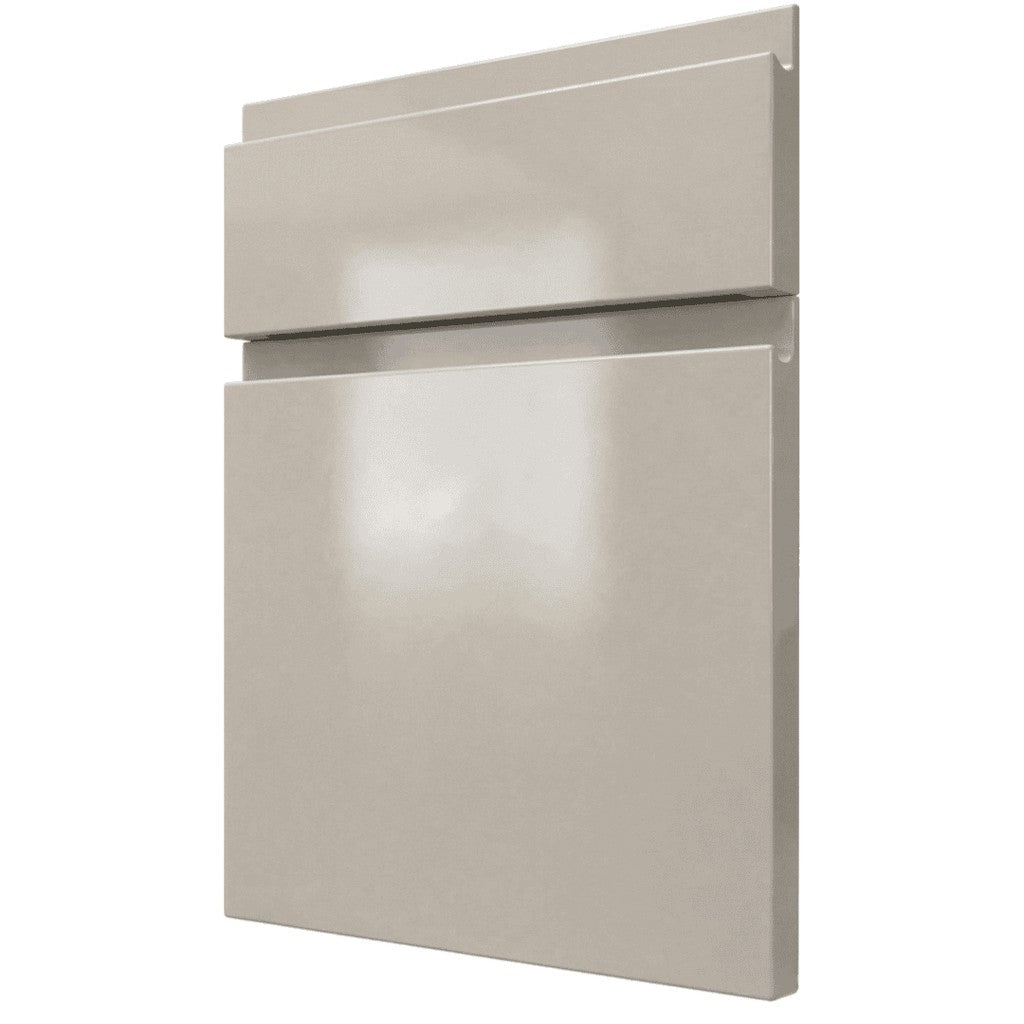 Cashmere FP door style — angle view, Euro Master Cabinet
