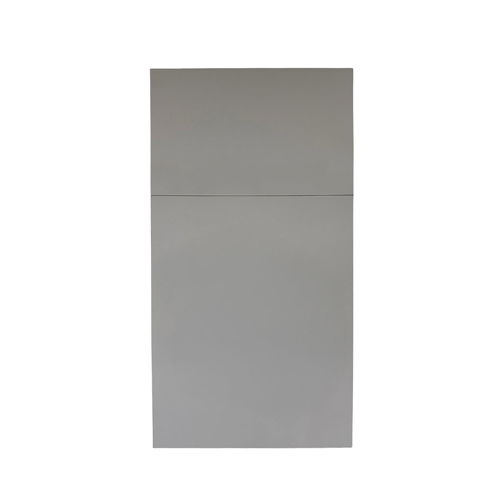 Cashmere door style — super matt, slab profile, Euro Master Cabinet