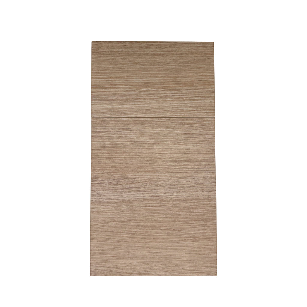 Karina Horizontal Grain door style — textured woodgrain, slab profile, Euro Master Cabinet