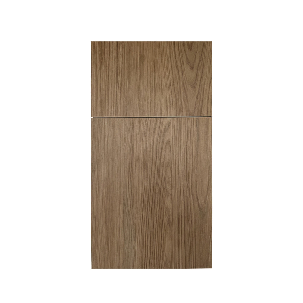 Klimt door style — textured woodgrain finish, Euro Master Cabinet