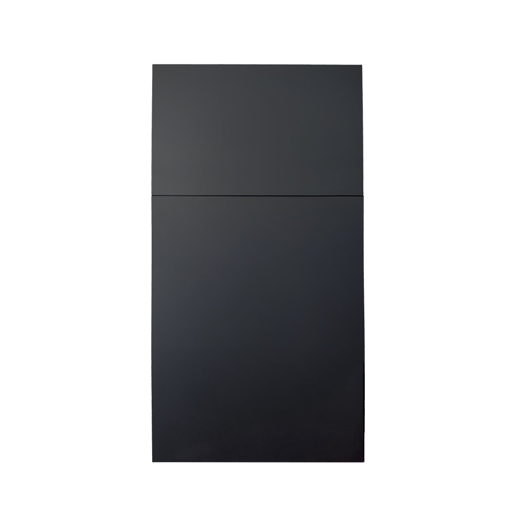 Onyx door style — super matt, slab profile, Euro Master Cabinet