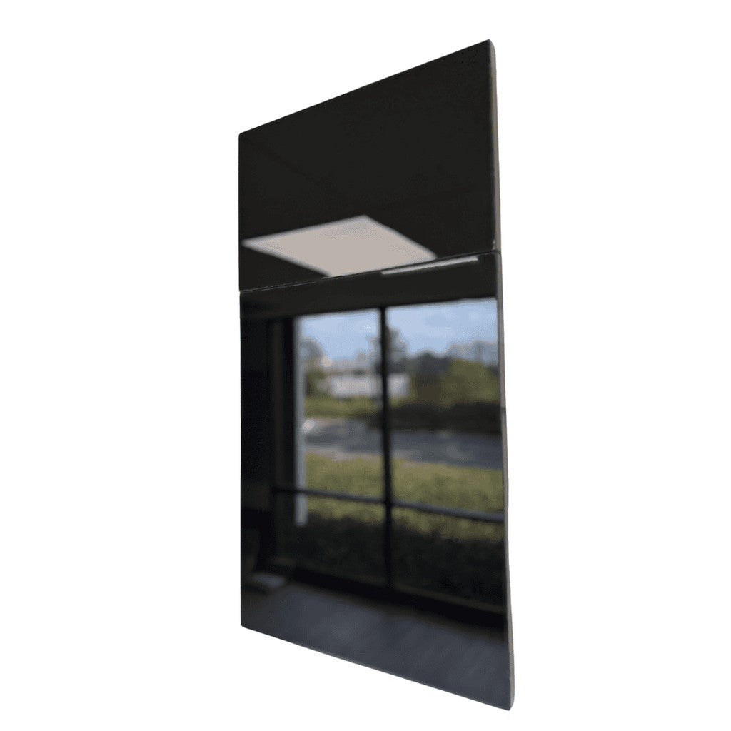 Piano door style — angle view, Euro Master Cabinet