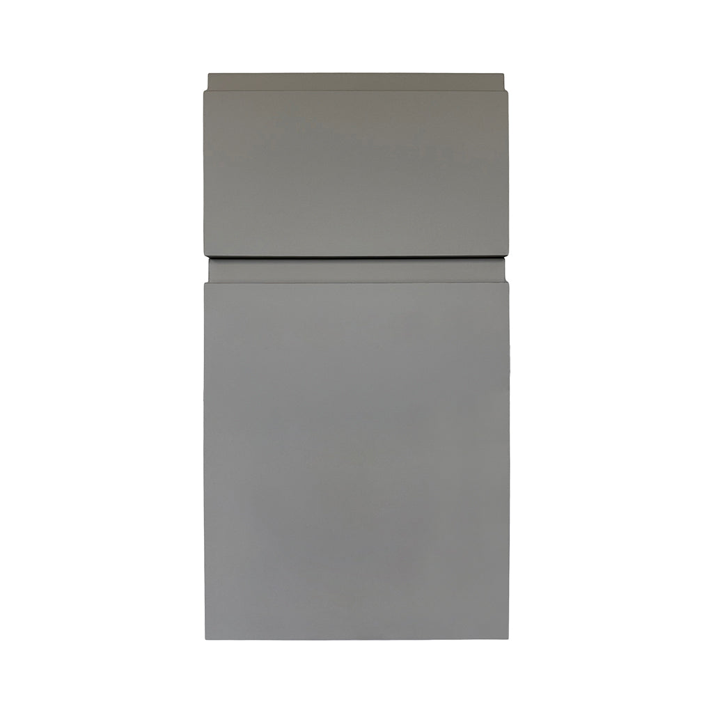 Sand FP door style — super matt, finger pull profile, Euro Master Cabinet