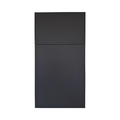 Titanium door style — super matt, slab profile, Euro Master Cabinet